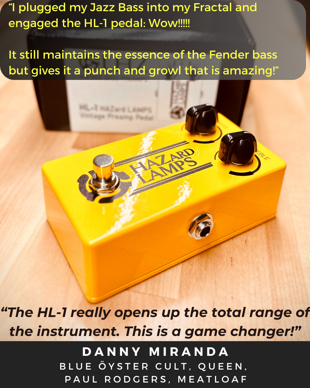 HL-1 HAZard LAMPS Pedal