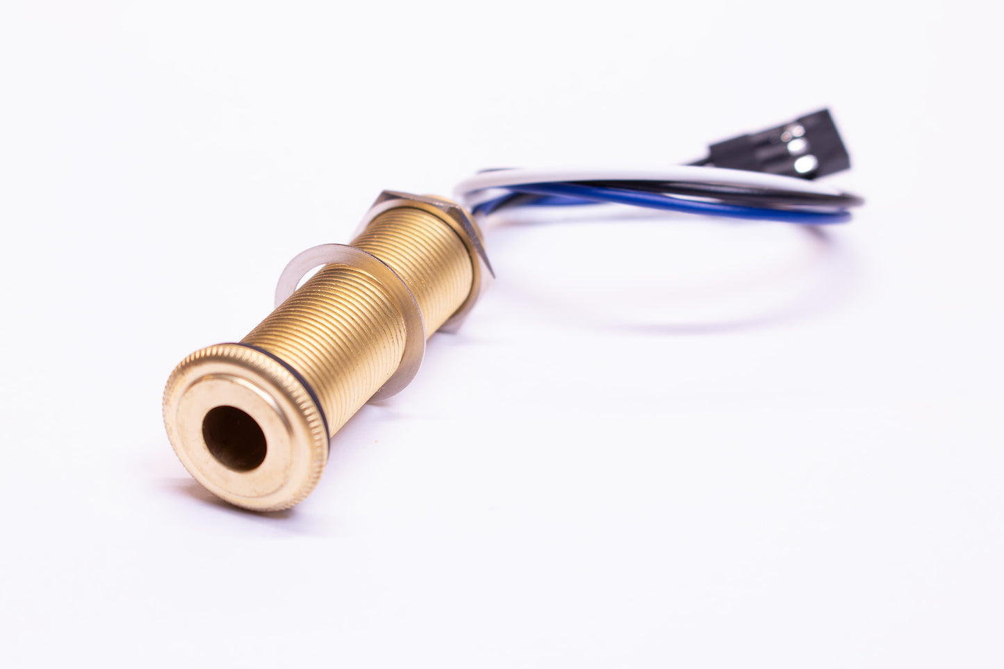 SW152KIT-BRASS Prewired Switchcraft 152 Output jack (Brass)