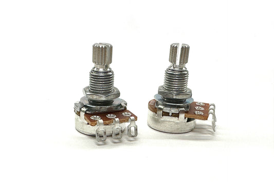 LHZ-B100K EQ Potentiometers, 100k Linear, Center Detent, 17mm (I pair)