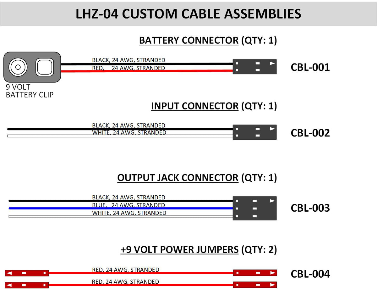 LHZ-04 Two-Band Preamp (Standard EQ Pots)