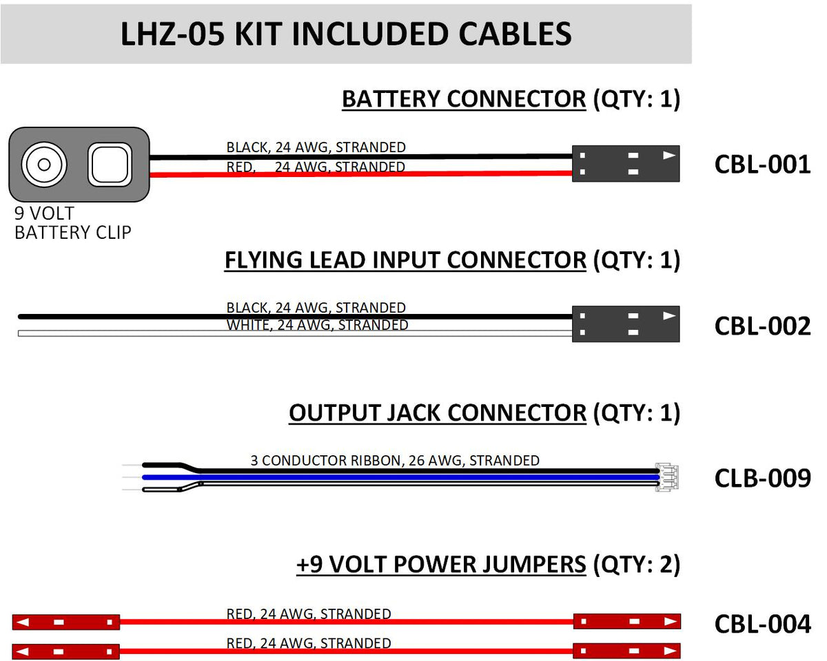 LHZ-05 Three-Band Preamp Kit