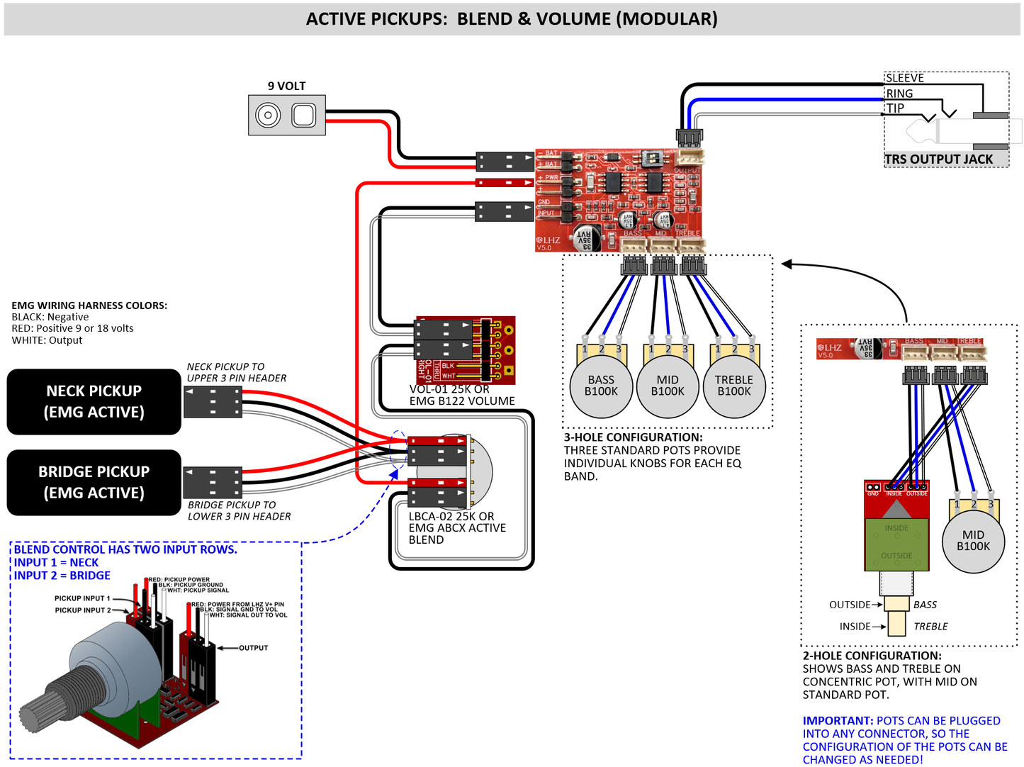 LHZ-05 3-Band Preamp Kit