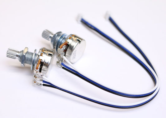 POT-015 Two EQ Pots with JST Connector (Knurled Righthand)
