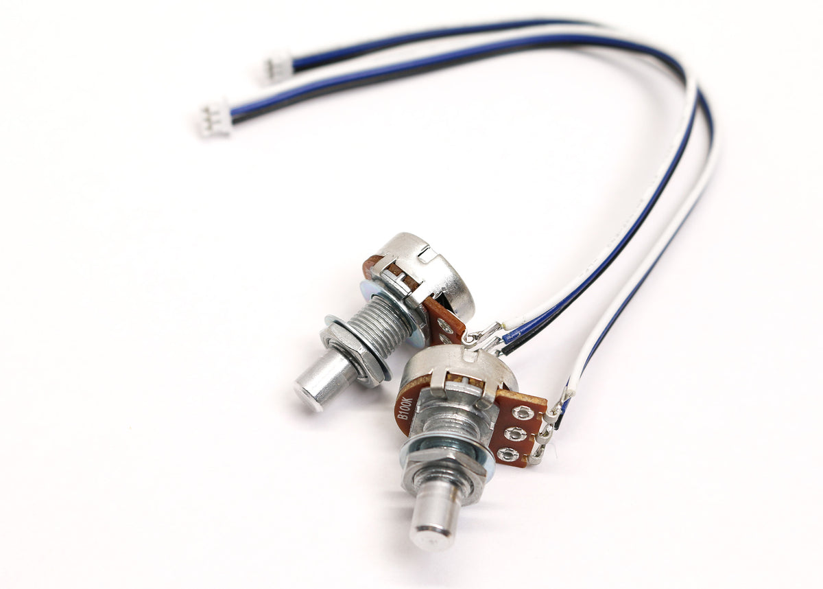 POT-019 Two EQ Pots with JST Connector (Solid Righthand)