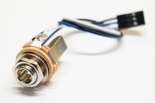 Prewired Switchcraft 12B Open Frame Jack